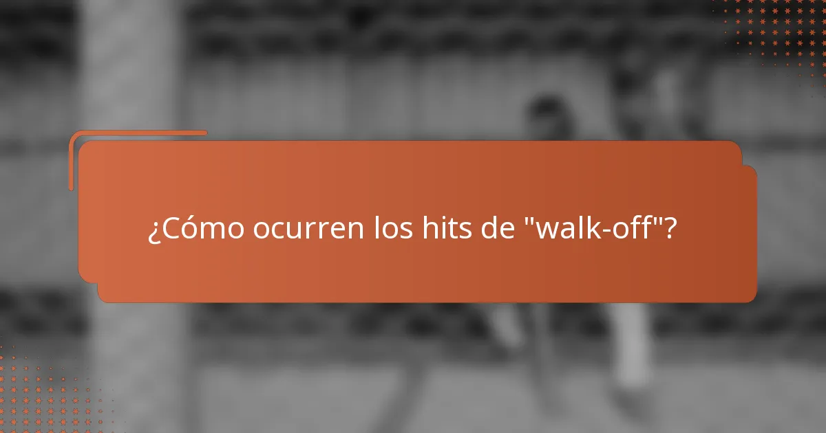 ¿Cómo ocurren los hits de 