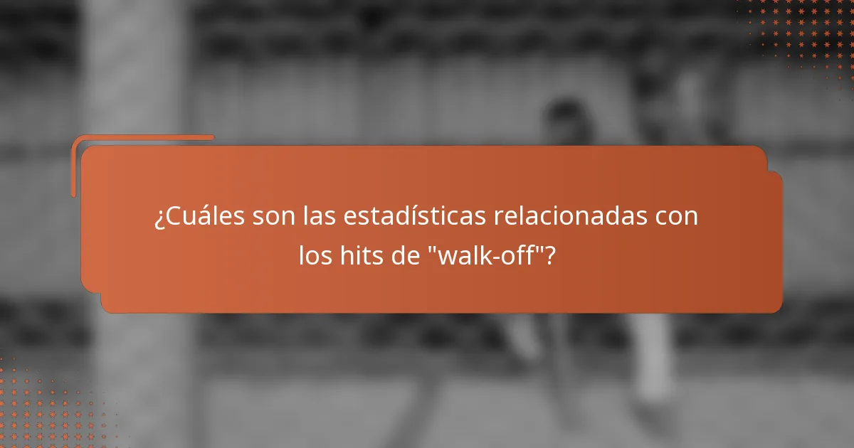¿Cuáles son las estadísticas relacionadas con los hits de 