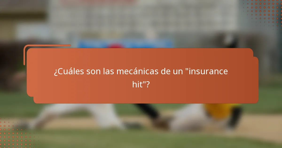 ¿Cuáles son las mecánicas de un 